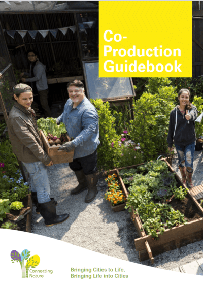 Cover page of the co-production guidebook