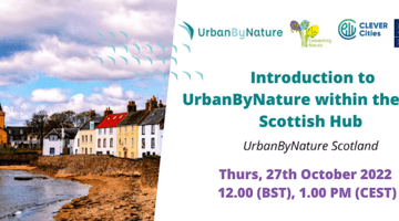 UrbanByNature Scottish hubs - Introduction to UrbanByNature