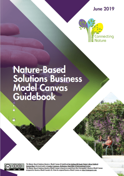Cover page of the NBS Business Model Canvas Guidebook