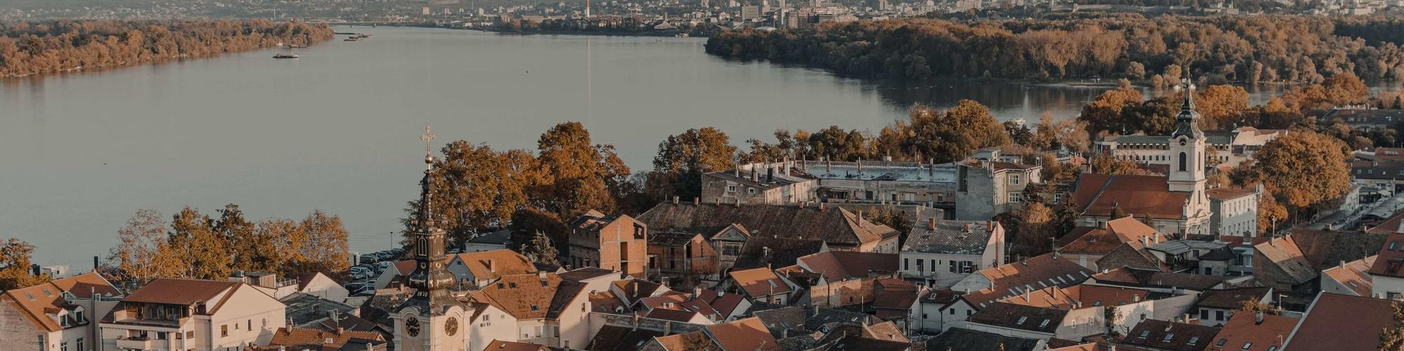 Belgrade aerial view