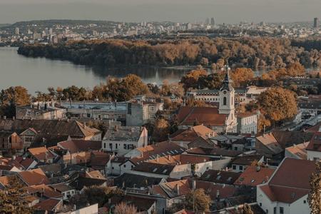 Belgrade aerial view