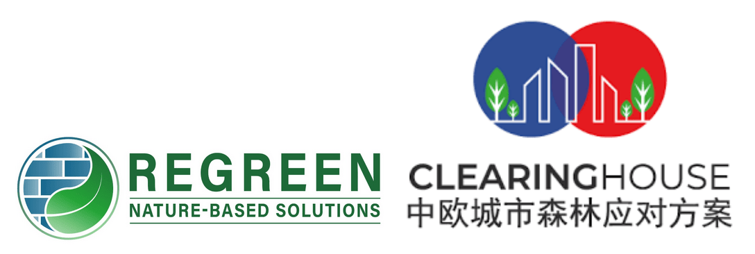 Partner Logos: REGREEN and CLEARING HOUSE